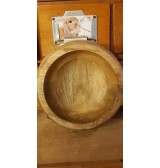 Product: Voerbak hout rond groot - Actuele voorraad: 16