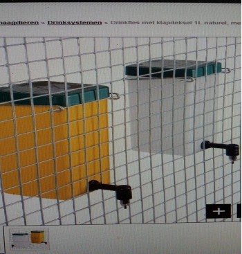 Product: Drinkfles vierkant OBLA 0.5 liter Product: Drinkfles vierkant OBLA 0.5 liter