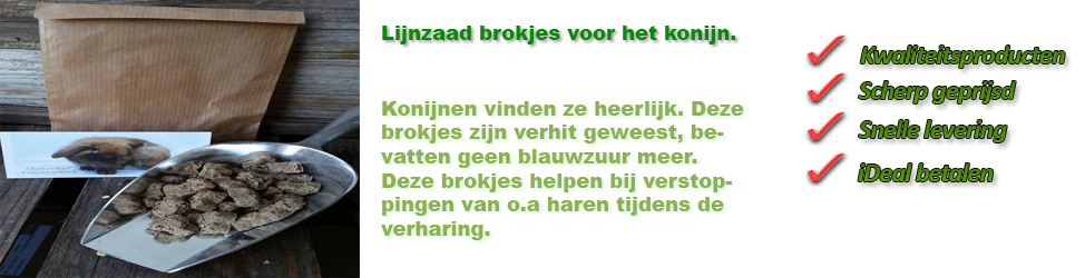 Lijnzaad brokjes